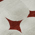 8' X 10' Burgundy And Ivory Abstract Geometric Washable Area Rug With UV Protection