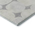 9' X 12' Gray And Ivory Abstract Geometric Washable Area Rug With UV Protection