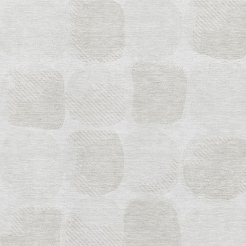 5' X 8' Ivory And Beige Abstract Geometric Washable Area Rug With UV Protection