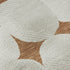 9' X 12' Rust And Ivory Abstract Geometric Washable Area Rug With UV Protection