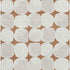 9' X 12' Rust And Ivory Abstract Geometric Washable Area Rug With UV Protection