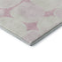 5' X 8' Pink And Ivory Abstract Geometric Washable Area Rug With UV Protection