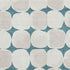 8' X 10' Teal And Ivory Abstract Geometric Washable Area Rug With UV Protection