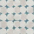 8' X 10' Teal And Ivory Abstract Geometric Washable Area Rug With UV Protection