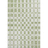 8' X 10' Artichoke Green And Ivory Geometric Washable Area Rug With UV Protection