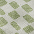 8' X 10' Artichoke Green And Ivory Geometric Washable Area Rug With UV Protection