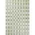 8' X 10' Artichoke Green And Ivory Geometric Washable Area Rug With UV Protection
