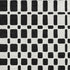 5' X 8' Black And Ivory Geometric Washable Area Rug With UV Protection