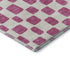 5' X 8' Blush And Ivory Geometric Washable Area Rug With UV Protection