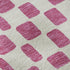 5' X 8' Blush And Ivory Geometric Washable Area Rug With UV Protection