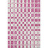 5' X 8' Blush And Ivory Geometric Washable Area Rug With UV Protection