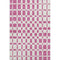 8' X 10' Blush And Ivory Geometric Washable Area Rug With UV Protection