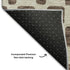 5' X 8' Brown And Ivory Geometric Washable Area Rug With UV Protection