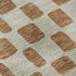 5' X 8' Terra Cotta And Beige Geometric Washable Area Rug With UV Protection