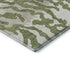 8' X 10' Green And Ivory Animal Print Washable Area Rug With UV Protection
