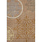 8' X 10' Terra Cotta Gray And Gold Floral Medallion Washable Area Rug With UV Protection
