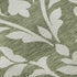 8' X 10' Fern Green And Beige Floral Washable Area Rug With UV Protection