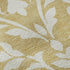 5' X 8' Gold And Ivory Floral Washable Area Rug With UV Protection