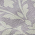 8' Lavender And Ivory Floral Washable Round Rug With UV Protection