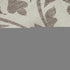 8' Taupe And Beige Floral Washable Round Rug With UV Protection