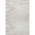 5' X 8' Ivory And Beige Abstract Washable Area Rug With UV Protection