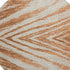 8' Rust And Beige Abstract Washable Round Rug With UV Protection