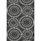 8' X 10' Black And Ivory Geometric Washable Area Rug With UV Protection