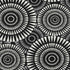 8' X 10' Black And Ivory Geometric Washable Area Rug With UV Protection