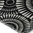 8' X 10' Black And Ivory Geometric Washable Area Rug With UV Protection