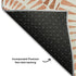 9' X 12' Coral And Ivory Geometric Washable Area Rug With UV Protection