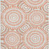 9' X 12' Coral And Ivory Geometric Washable Area Rug With UV Protection