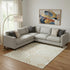 8' X 10' Gold And Ivory Geometric Washable Area Rug With UV Protection