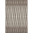 5' X 8' Brown And Ivory Geometric Washable Area Rug With UV Protection