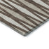 5' X 8' Brown And Ivory Geometric Washable Area Rug With UV Protection