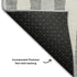 5' X 8' Gray And Ivory Geometric Washable Area Rug With UV Protection