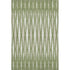 5' X 8' Green And Ivory Geometric Washable Area Rug With UV Protection