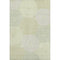 5' X 8' Mint Green Gray And Olive Green Geometric Washable Area Rug With UV Protection