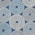 5' X 8' Navy Blue Gray And Beige Geometric Washable Area Rug With UV Protection