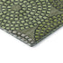 8' X 10' Olive Green Beige And Ivory Geometric Washable Area Rug With UV Protection