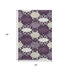 5' X 8' Eggplant Beige And Ivory Trellis Washable Area Rug With UV Protection