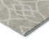 8' X 10' Beige And Ivory Trellis Washable Area Rug With UV Protection