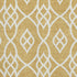 5' X 8' Gold And Ivory Trellis Washable Area Rug With UV Protection