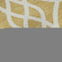 8' X 10' Gold And Ivory Trellis Washable Area Rug With UV Protection