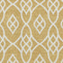 8' X 10' Gold And Ivory Trellis Washable Area Rug With UV Protection