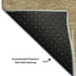 5' X 8' Charcoal Gold And Gray Striped Washable Area Rug With UV Protection