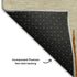 8' X 10' Copper And Beige Striped Washable Area Rug With UV Protection
