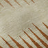 8' X 10' Copper And Beige Striped Washable Area Rug With UV Protection