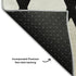 5' X 8' Black Ivory And Gray Geometric Washable Area Rug With UV Protection