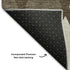 5' X 8' Brown Beige And Gold Geometric Washable Area Rug With UV Protection