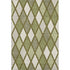 8' X 10' Olive Green And Ivory Geometric Washable Area Rug With UV Protection